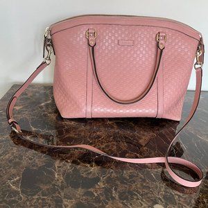 Authentic Gucci Dome Satchel Microguccissima Leather Bag